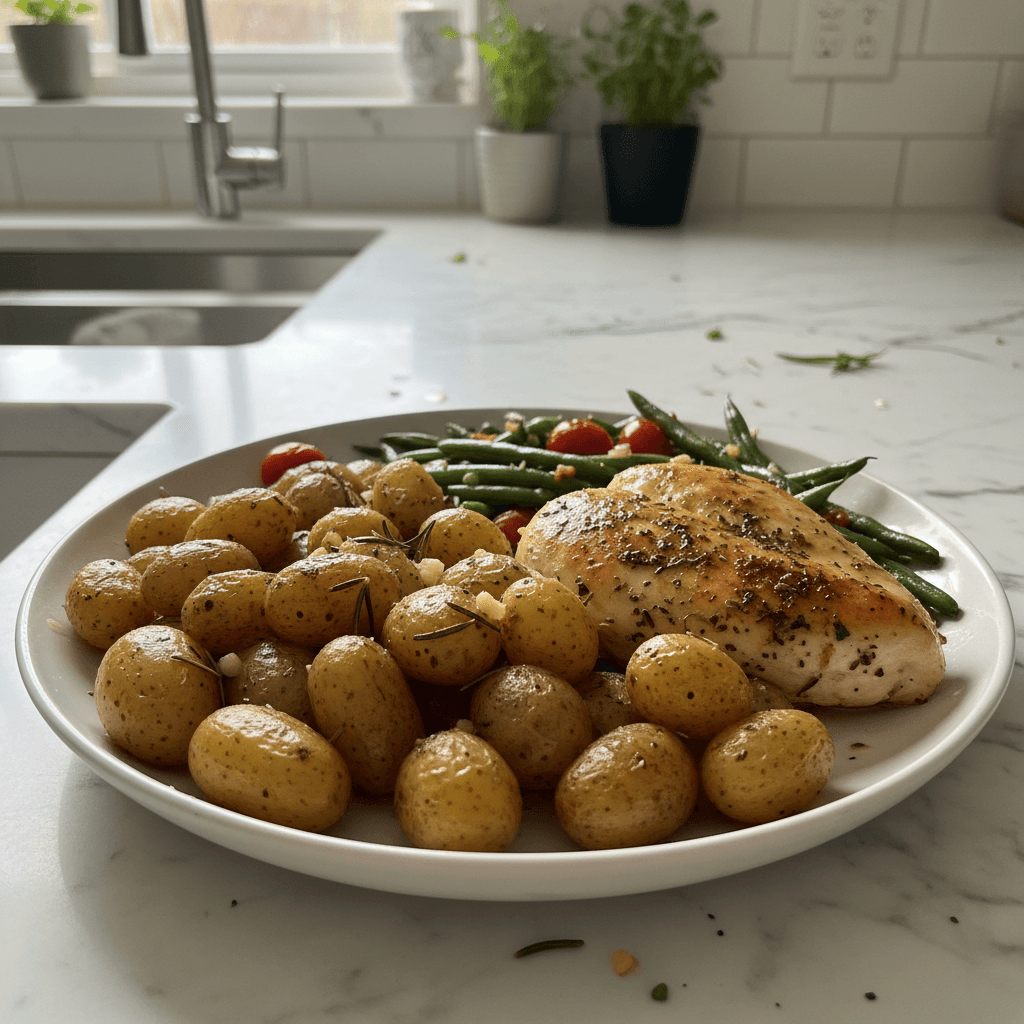 Chicken Dinner: Quick Lemon Herb Skillet