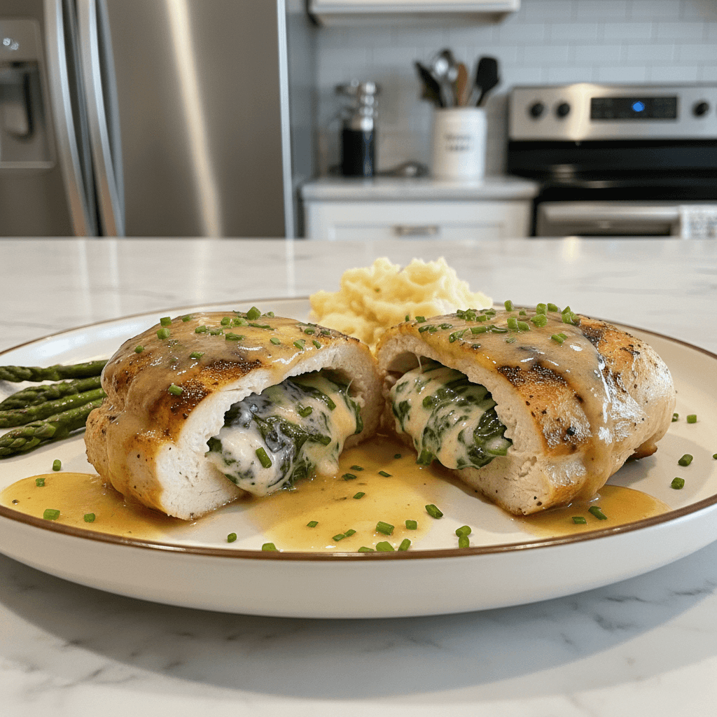 Indulge in Easy Gourmet Ruth’s Chris Stuffed Chicken Tonight