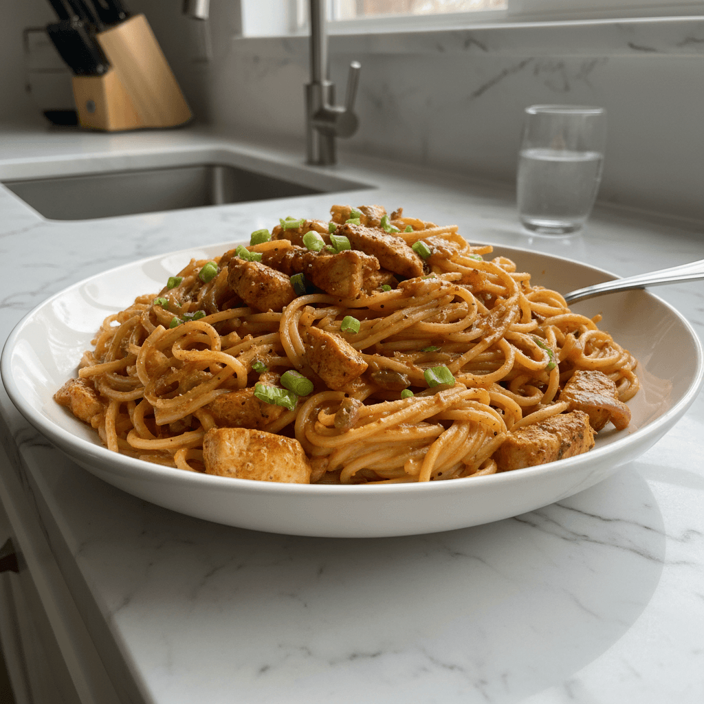 Creamy Cajun Chicken Spaghetti Dinner: Easy Weeknight Meal