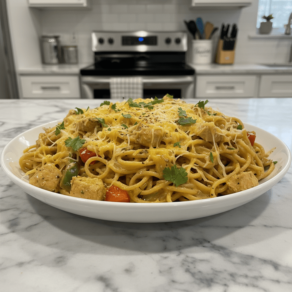 Homestyle Monterey Chicken Spaghetti Dinner