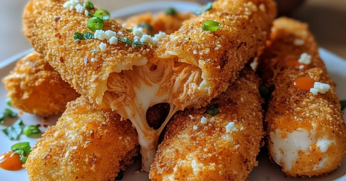 Irresistible Buffalo Chicken Mozzarella Sticks: Your New Favorite Snack