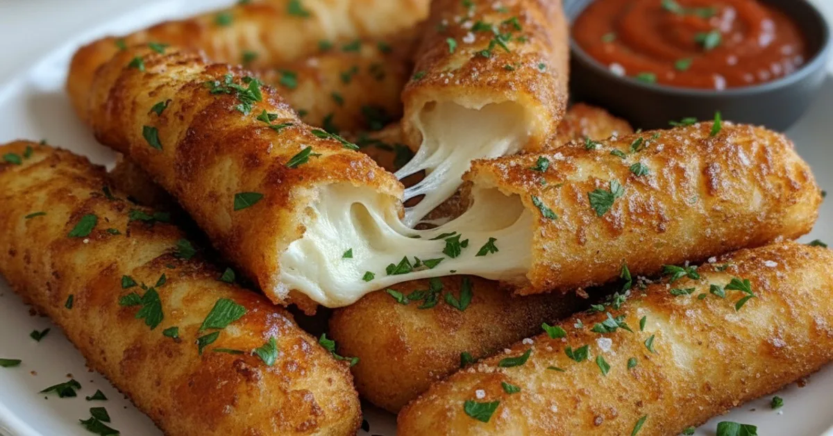 Irresistible Crispy Homemade Mozzarella Sticks You’ll Crave