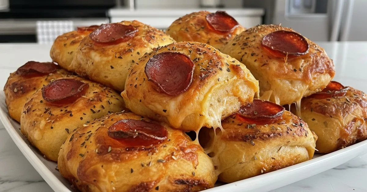 Irresistible High Protein Pepperoni Pizza Rolls – Cheesy & Crispy!