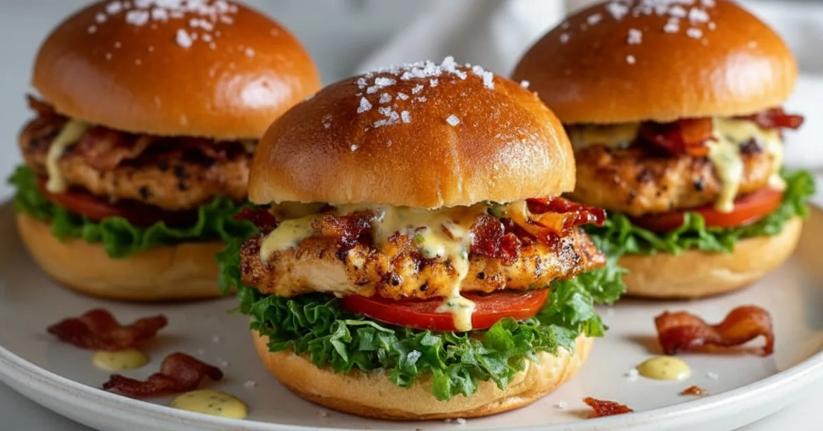 Irresistible Honey Mustard BLT Chicken Sliders: Mini Delight