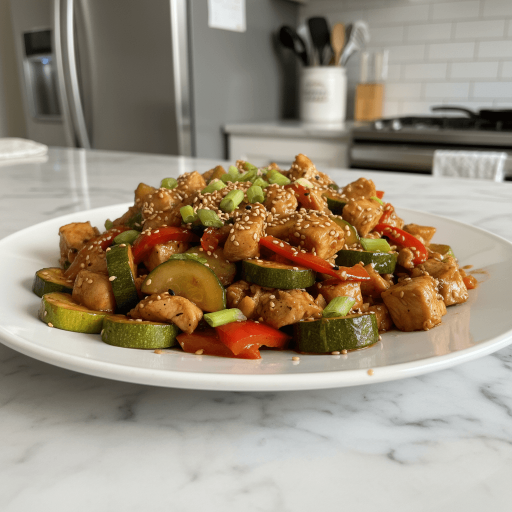Quick Chicken Zucchini Stir Fry: My Weeknight Winner