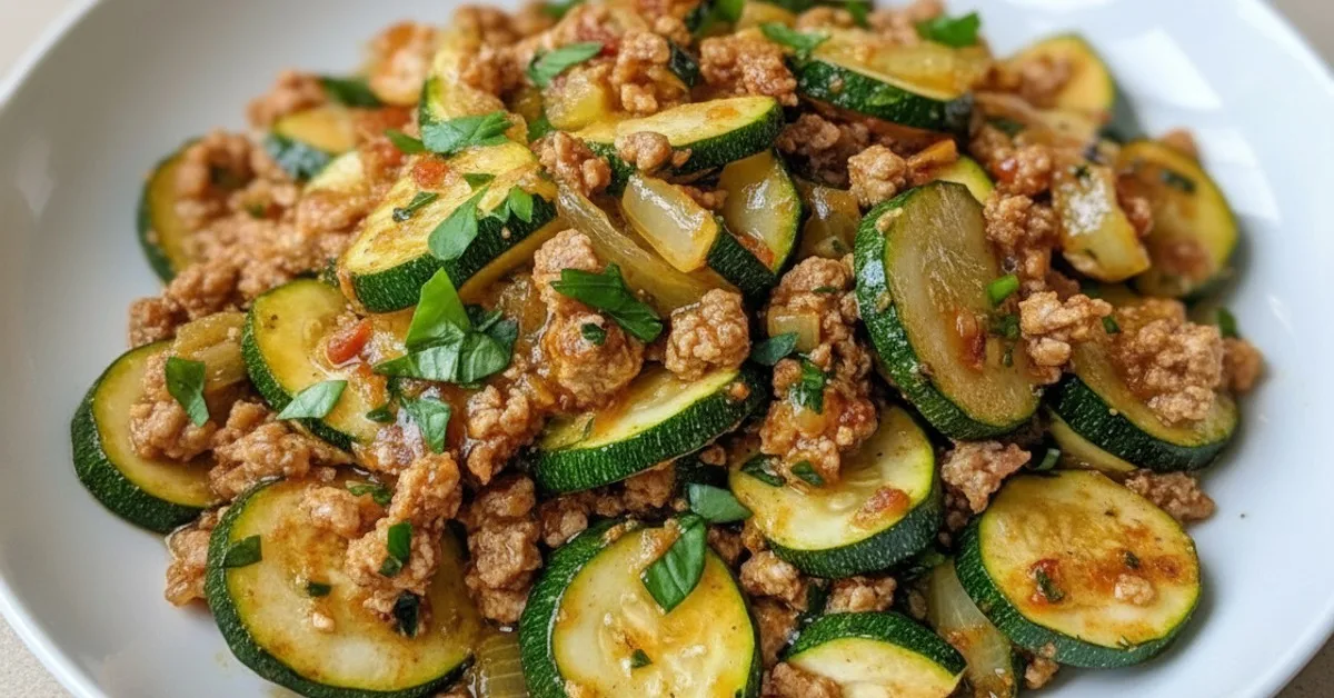 Quick & Easy Ground Turkey and Zucchini Skillet: Your New Weeknight Go-To