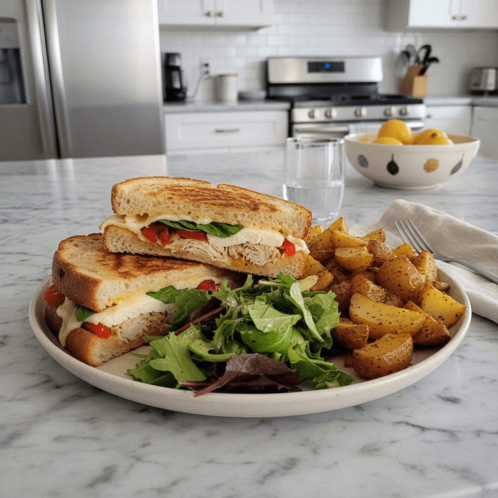 Quick Easy Italian Chicken Panini Dinner for Busy Nights