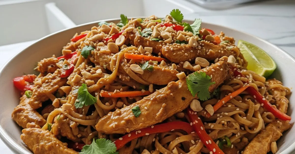 Thai Peanut Chicken Noodle Bowls: Your New Favorite Weeknight Meal