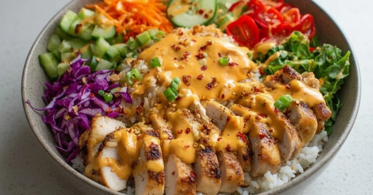 The Ultimate Bang Bang Chicken Bowl: Easy 30-Minute Dinner