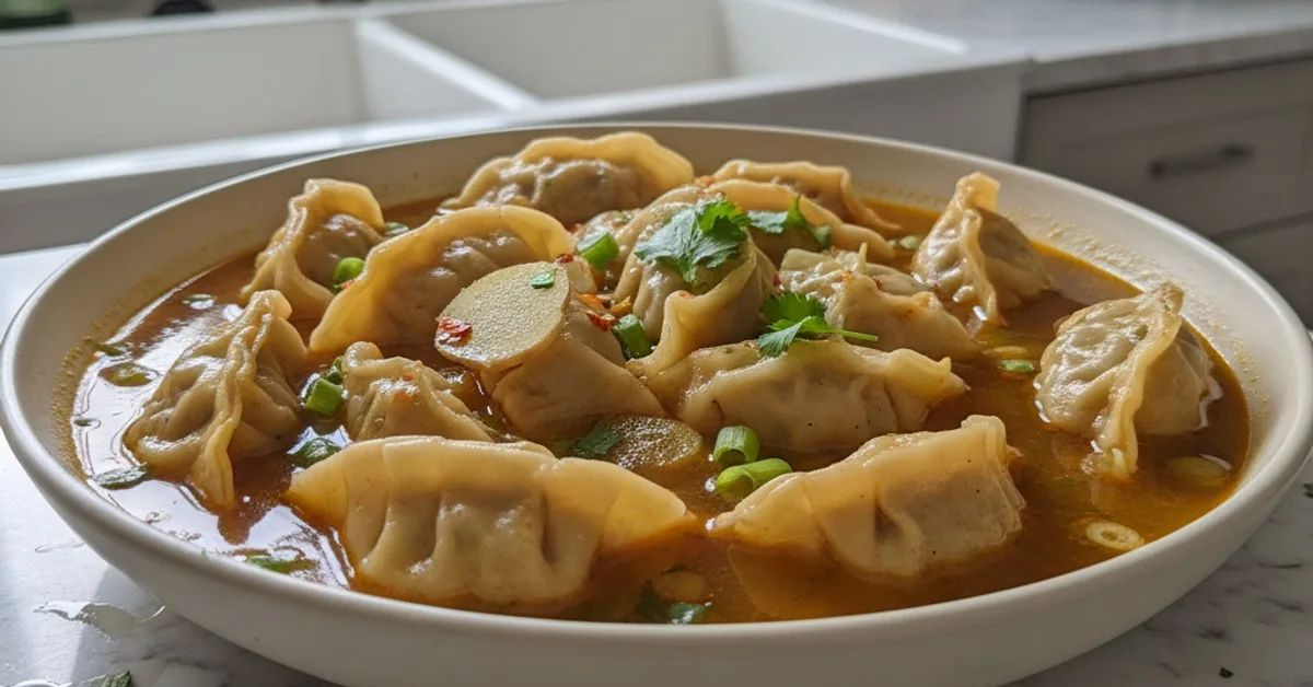 The Ultimate Cozy Thai Potsticker Soup: Flavorful Broth & Dumplings