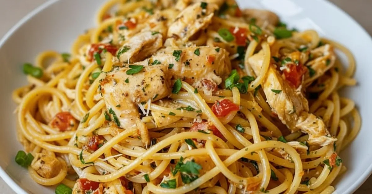 The Ultimate Creamy Monterey Chicken Spaghetti for Dinner Tonight