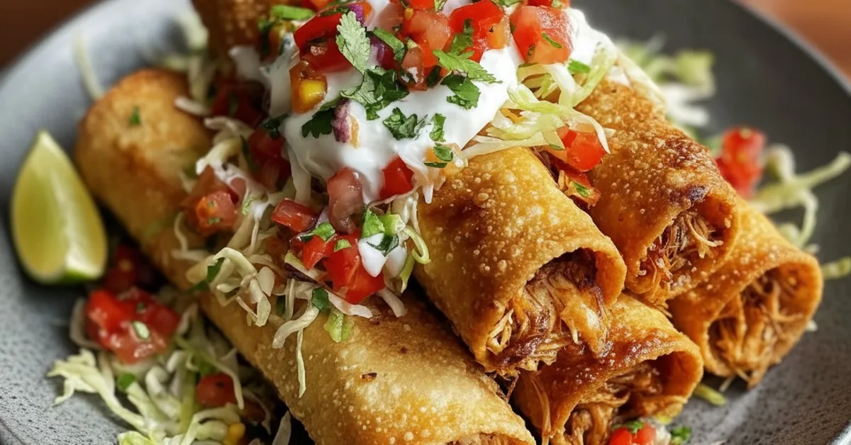 The Ultimate Crispy Chicken Taquitos: Your New Favorite Snack