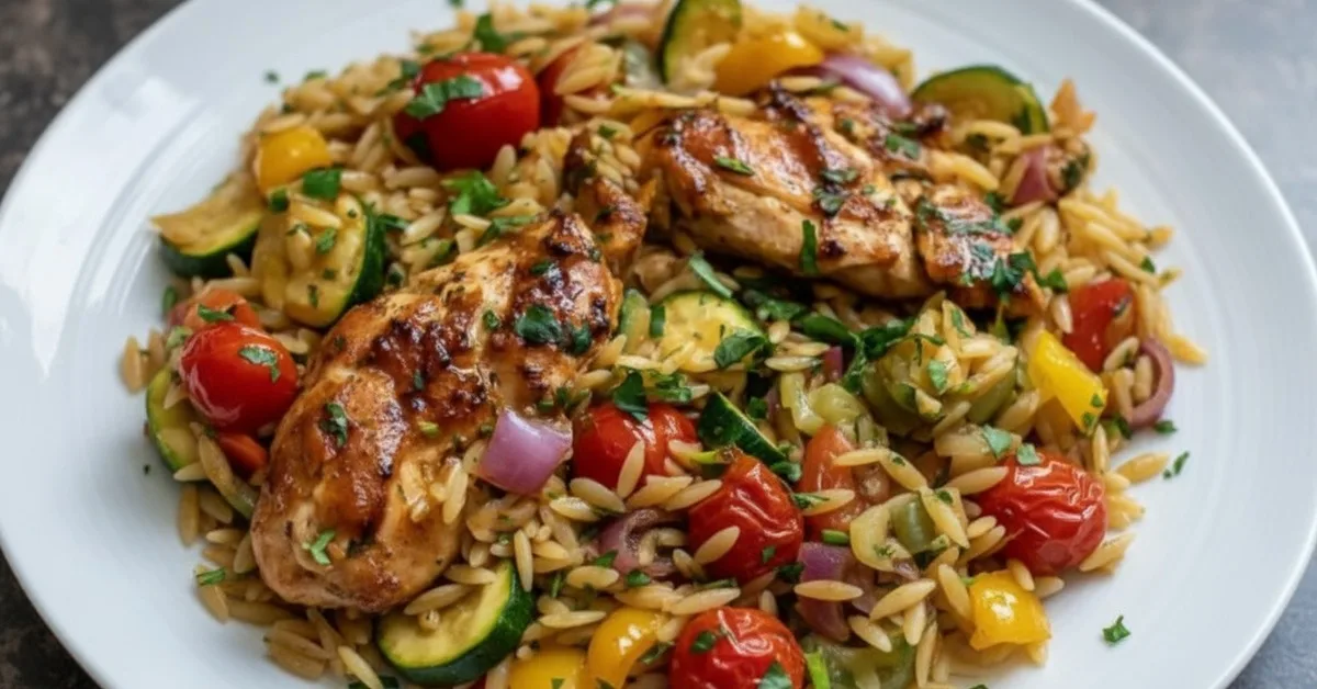 The Ultimate Easy One-Pan Balsamic Chicken Orzo You’ll Love!
