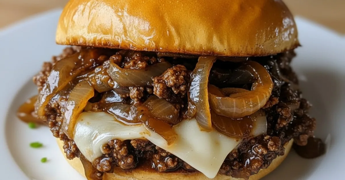 The Ultimate French Onion Beef Sloppy Joes You’ll Crave!