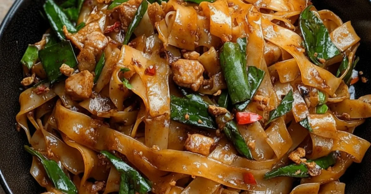 The Ultimate Quick & Flavorful Street Style Thai Drunken Noodles