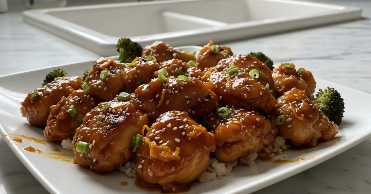 The Ultimate Sweet and Savory Roasted Orange Chicken Delight