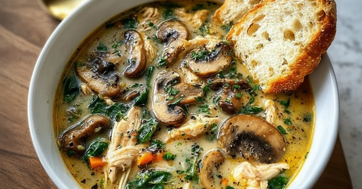 Cozy Rotisserie Chicken Mushroom Soup: Your New Weeknight Favorite