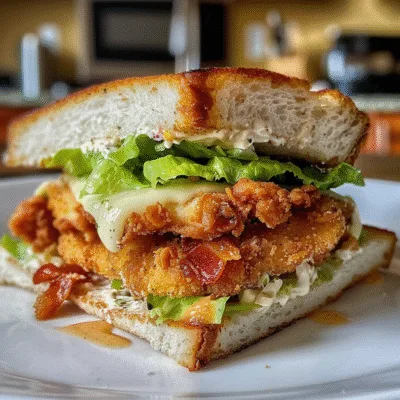 Crispy Chicken Caesar Sandwich
