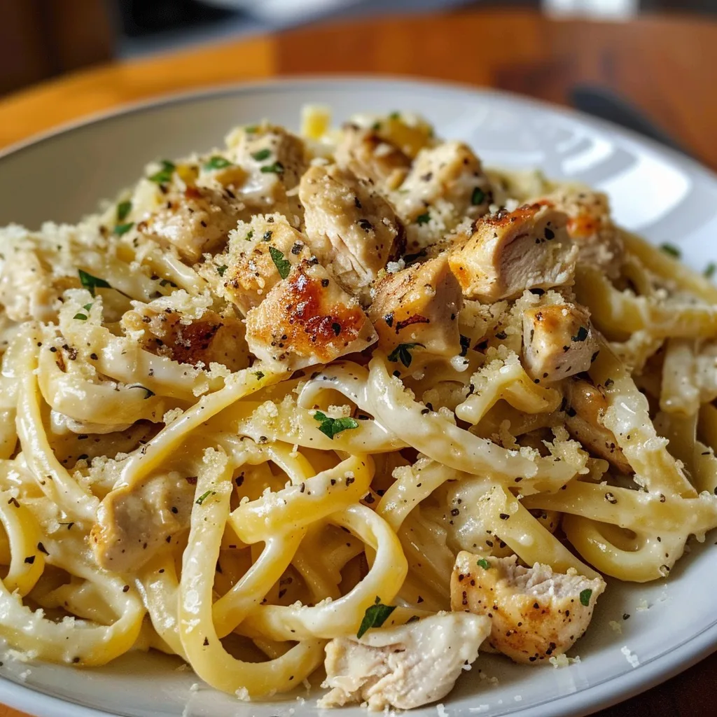 The Ultimate Crockpot Garlic Parmesan Chicken Pasta Recipe