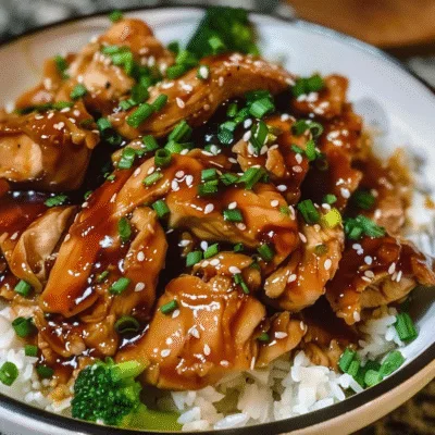 Dump and Go Crockpot Teriyaki Chicken