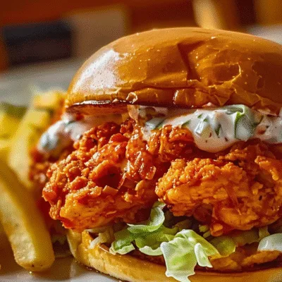 Buffalo Chicken Sandwich | Crispy and Flavorful Recipe