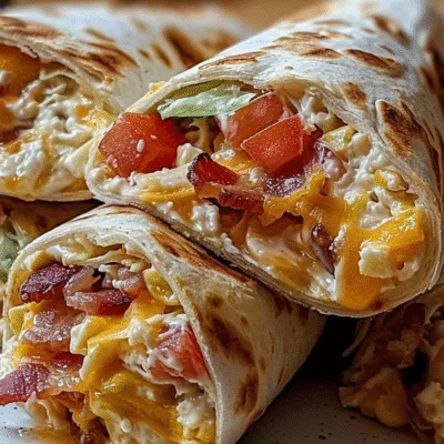 Cheesy Bacon Ranch Wraps