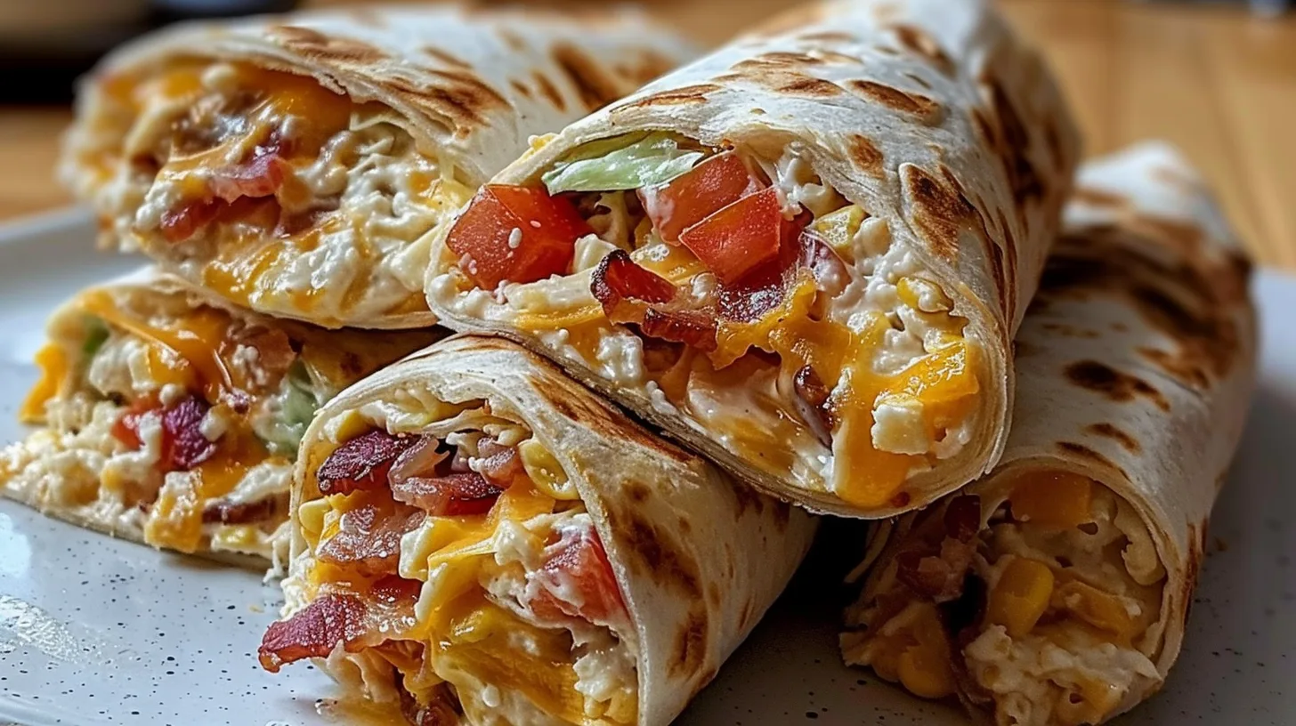 The Ultimate Cheesy Bacon Ranch Wraps You’ll Crave Daily
