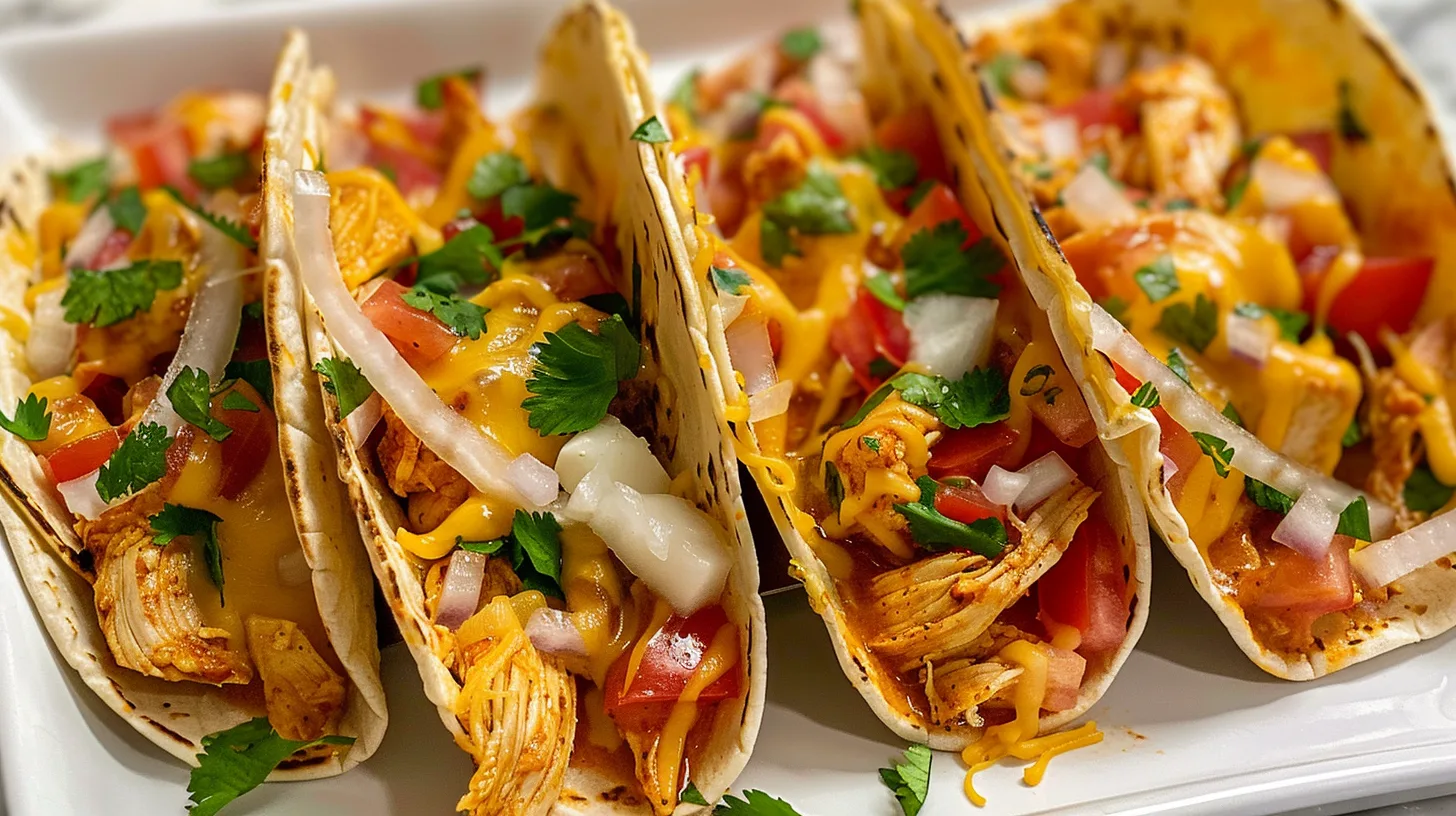 The Ultimate Cheesy Baked Chicken Tacos You’ll Make Again