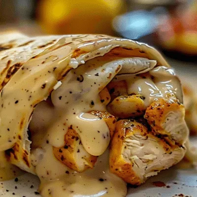 Cheesy Garlic Chicken Wraps – Ooey, Gooey, and Ready in Minutes!