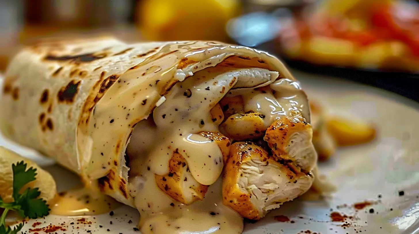 Cheesy Garlic Chicken Wraps That’ll Make You Ditch Takeout Forever