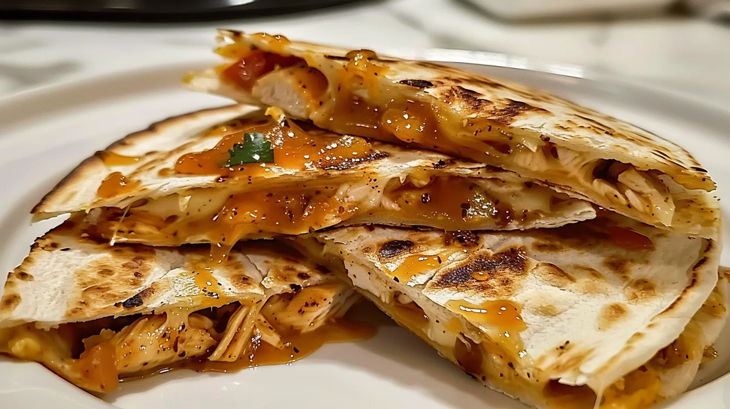 The Ultimate Cheesy Hot Honey Chicken Quesadillas You’ll Crave