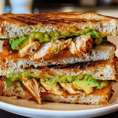 Chicken Avocado Melt Sandwich