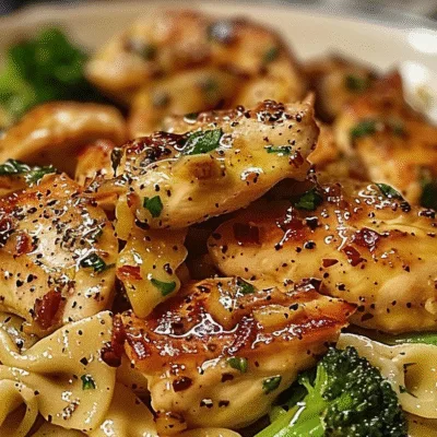 Cowboy Butter Lemon Bowtie Chicken with Broccoli – Quick & Flavorful