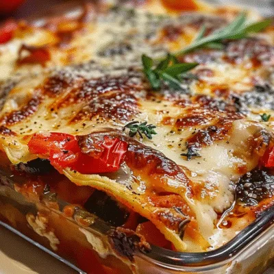 Cozy Roasted Vegetable Lasagna: A Comforting Delight!