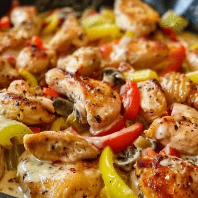 Creamy Banana Pepper Chicken Skillet: Quick & Easy Weeknight Dinner