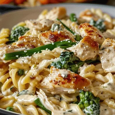 Creamy Boursin Chicken Pasta with Spring Veggies Made Easy