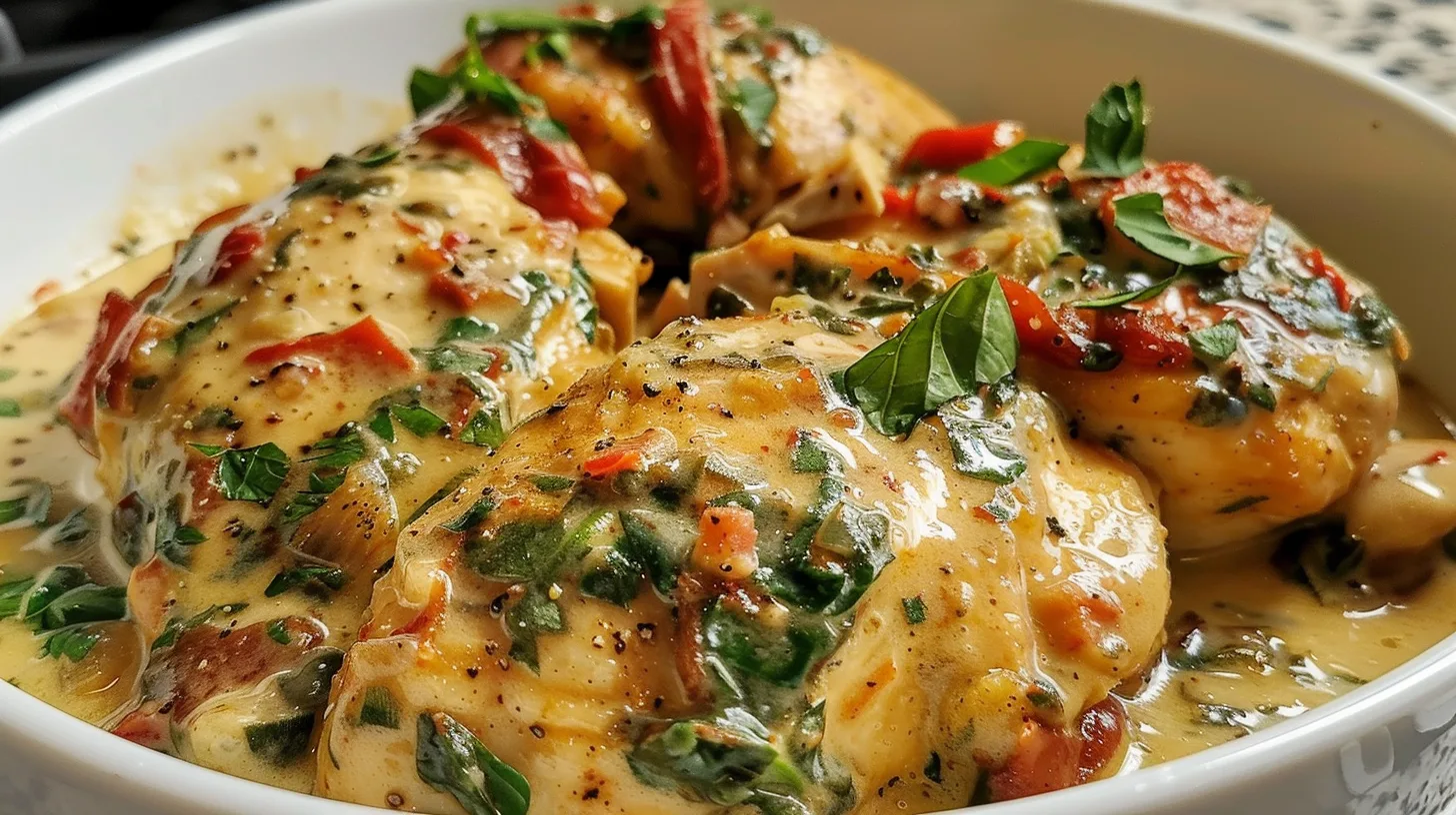 The Ultimate Creamy Crockpot Tuscan Chicken You’ll Make Again