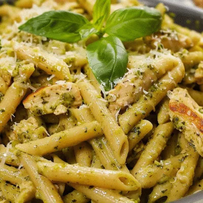 Creamy Pesto Chicken Pasta