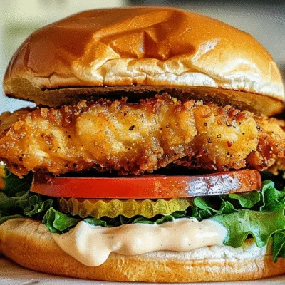 Crispy Lemon Pepper Chicken Sandwich: A Zesty Homemade Treat