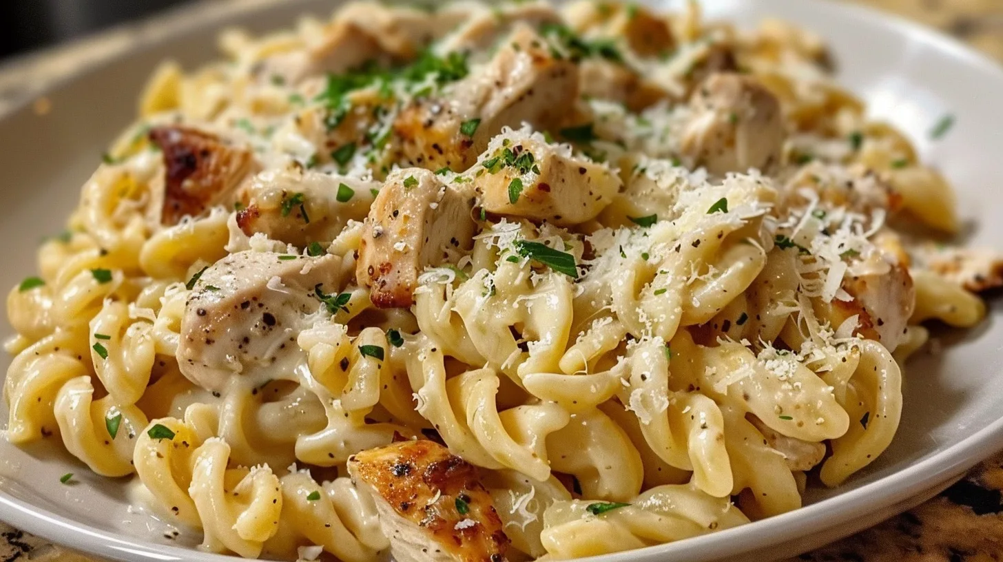 The Crockpot Garlic Parmesan Chicken Pasta That Changed Everything