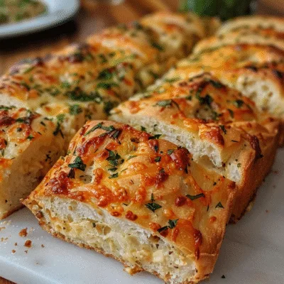 Delicious Italian Herb and Cheese Bread Recipe – Easy to Make at Home!