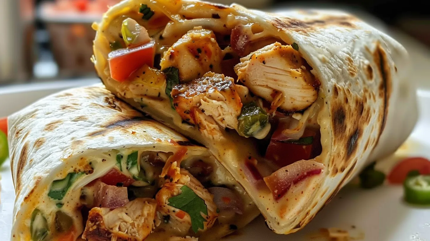 The Ultimate Chipotle Ranch Grilled Chicken Burrito You’ll Crave