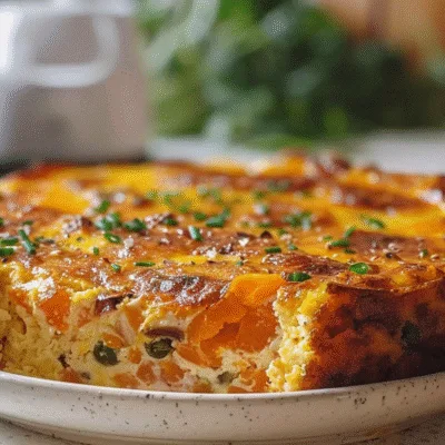 Easy Sweet Potato Egg Casserole: A Delicious Breakfast Delight!