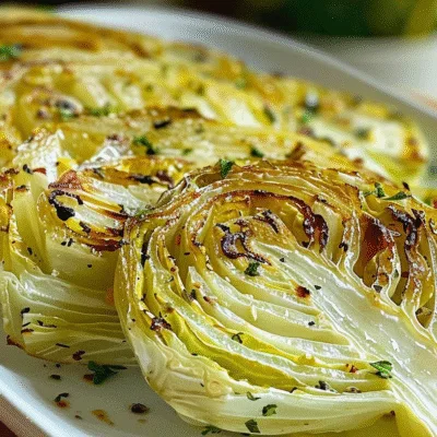 Garlic Butter Roasted Cabbage Slices: A Tasty Delight!