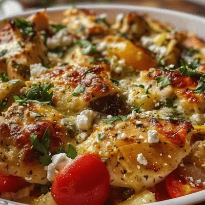 Greek Chicken Casserole: A Delicious One-Pan Meal!