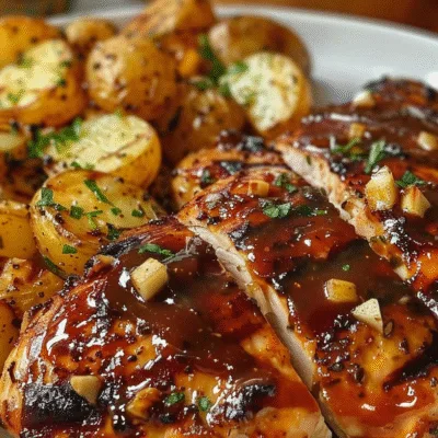 Grill Dinners For Two: Honey BBQ Chicken & Garlic Parmesan Potatoes