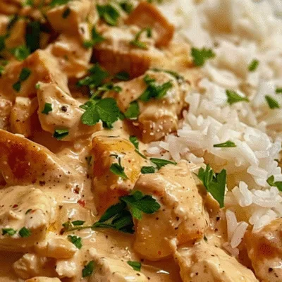 Homemade Creamy Smothered Chicken and Rice – Quick and Tasty!