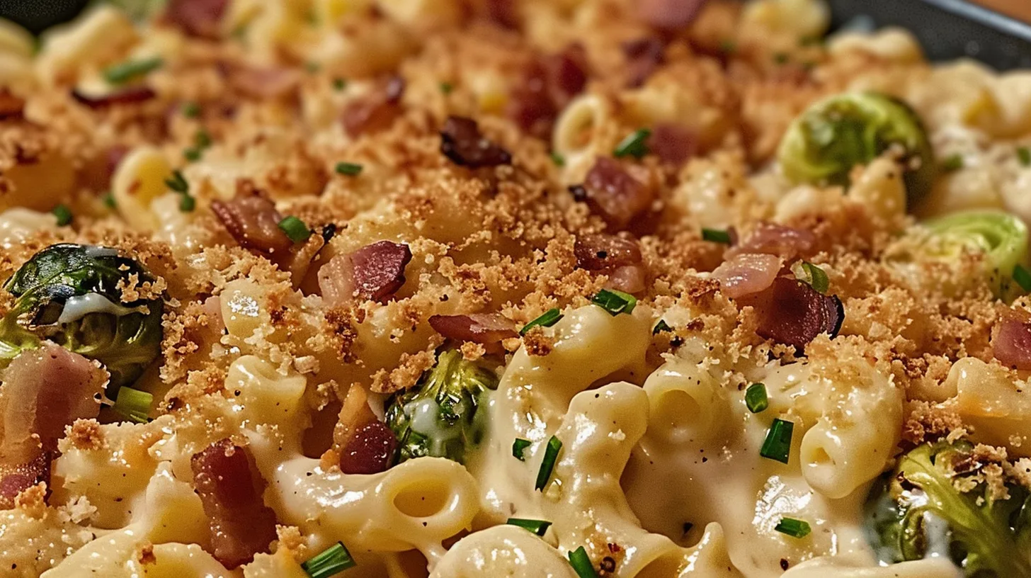 The Ultimate Mac and Cheese with Brussels Sprouts You’ll Crave