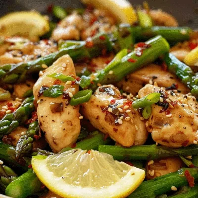 Lemon Chicken Asparagus Stir-Fry: A Quick, Tasty Dish!