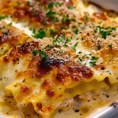 Lemon Garlic Chicken Lasagna Roll-Ups: Try This Delight!